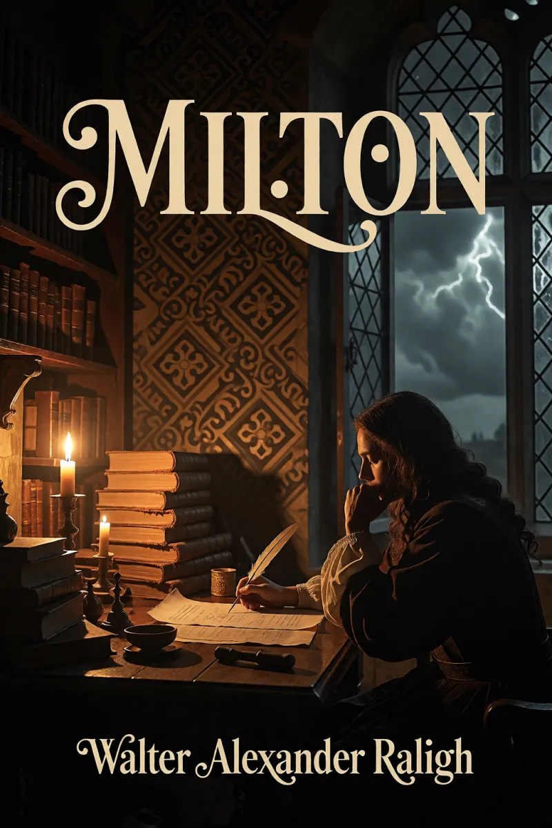 Cover of Milton by Walter Alexander Raleigh