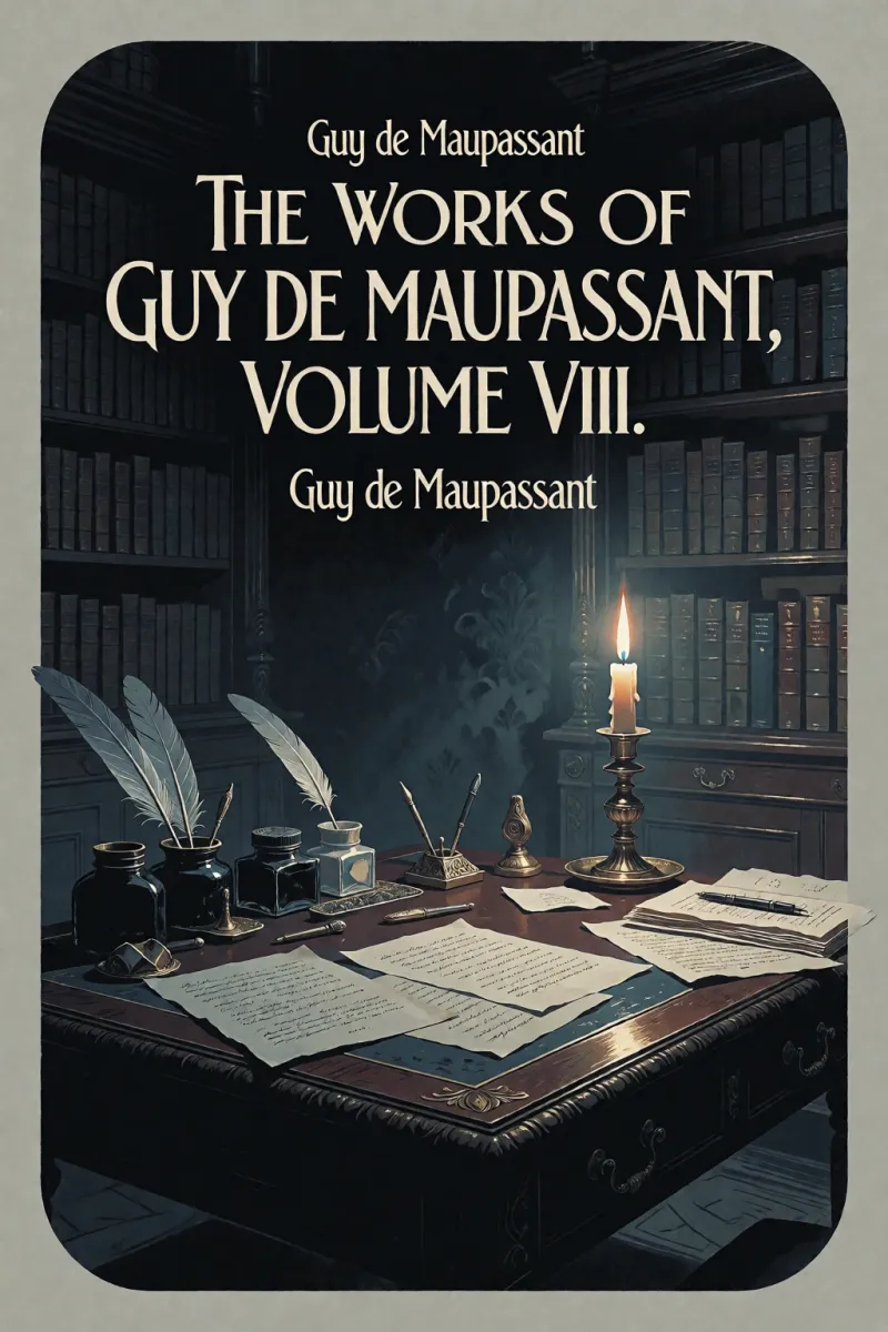 Cover of The Works of Guy de Maupassant, Volume VIII. by Guy de Maupassant