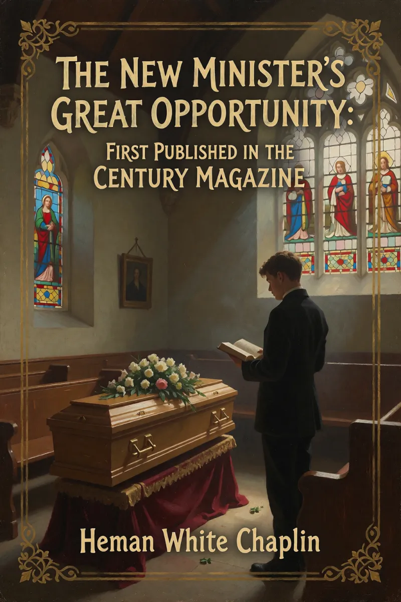 Cover of The New Minister's Great Opportunity: First published in the "Century Magazine" by Heman White Chaplin