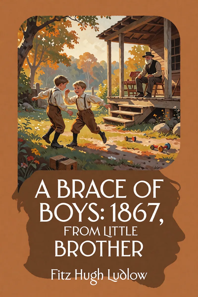 Cover of A Brace Of Boys: 1867, From "Little Brother" by Fitz Hugh Ludlow