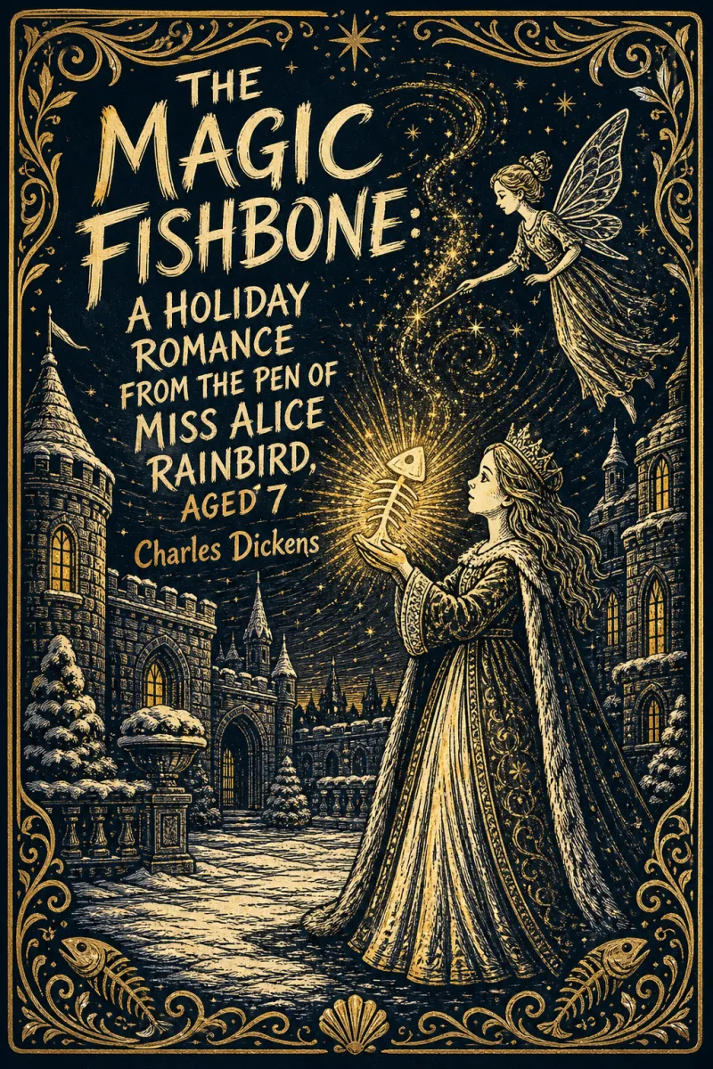 Cover of The Magic Fishbone: A Holiday Romance from the Pen of Miss Alice Rainbird, Aged 7 by Charles Dickens