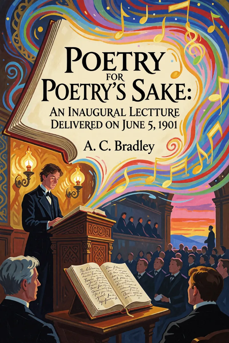 Cover of Poetry for Poetry's Sake: An Inaugural Lecture Delivered on June 5, 1901 by A. C. Bradley