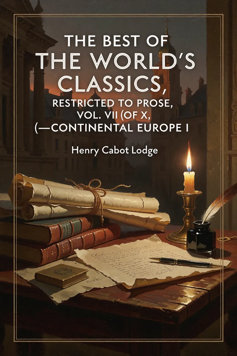 Cover of The Best of the World's Classics, Restricted to Prose, Vol. VII (of X)—Continental Europe I by Henry Cabot Lodge