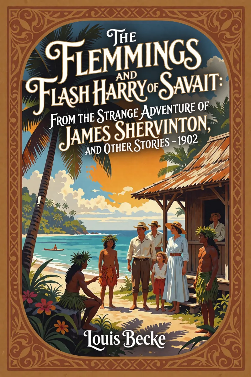Cover of The Flemmings and "Flash Harry" of Savait: From "The Strange Adventure of James Shervinton, and Other Stories" - 1902 by Louis Becke
