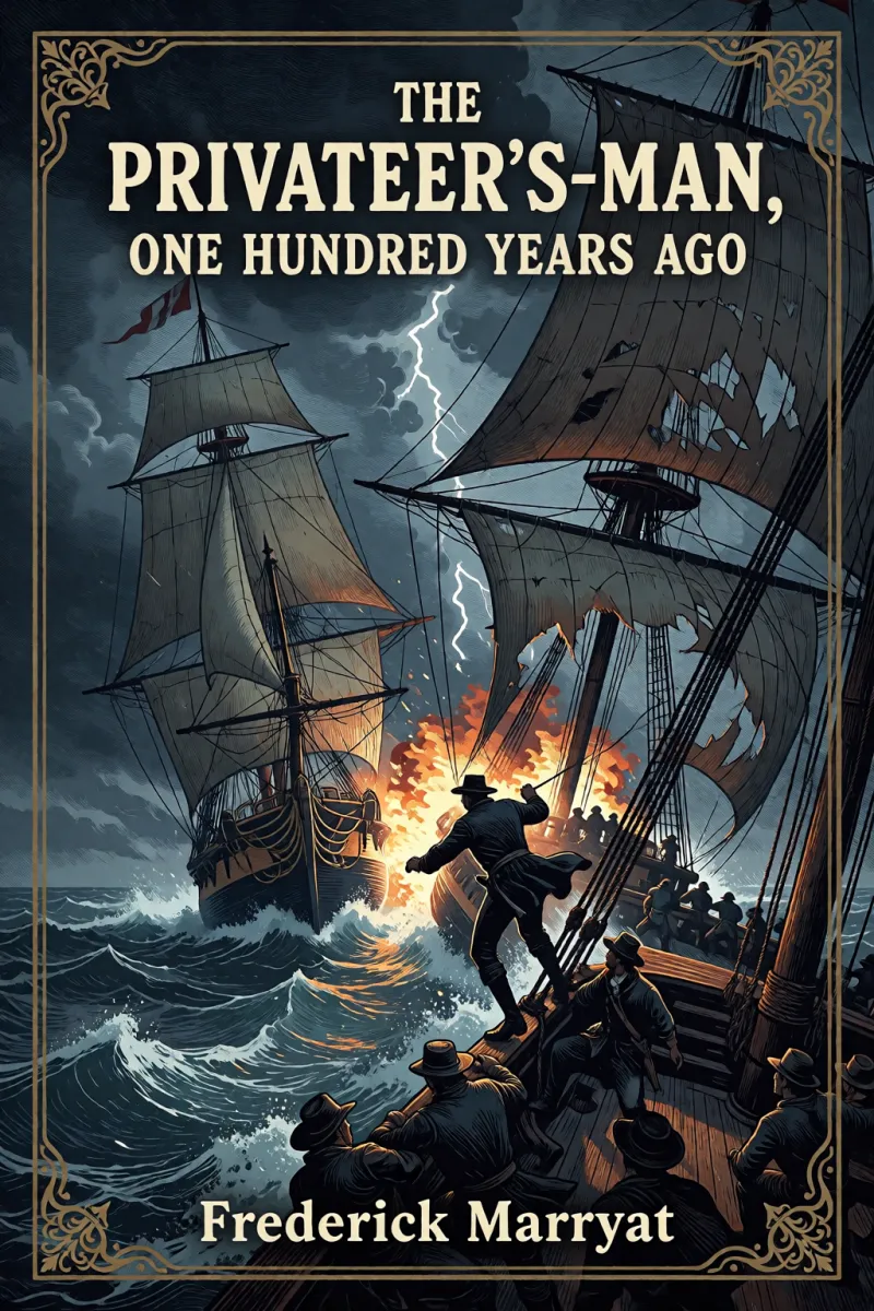 Cover of The Privateer's-Man, One hundred Years Ago by Frederick Marryat