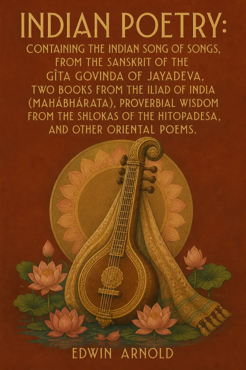 Cover of Indian Poetry: Containing "The Indian Song of Songs," from the Sanskrit of the Gîta Govinda of Jayadeva, Two books from "The Iliad Of India" (Mahábhárata), "Proverbial Wisdom" from the Shlokas of the Hitopadesa, and other Oriental Poems. by Edwin Arnold