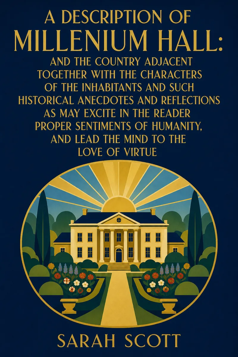 Cover of A Description of Millenium Hall: And the Country Adjacent Together with the Characters of the Inhabitants and Such Historical Anecdotes and Reflections As May Excite in the Reader Proper Sentiments of Humanity, and Lead the Mind to the Love of Virtue by Sarah Scott
