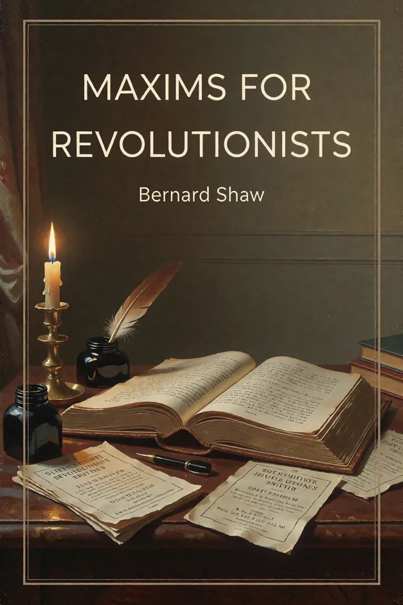Cover of Maxims for Revolutionists by Bernard Shaw