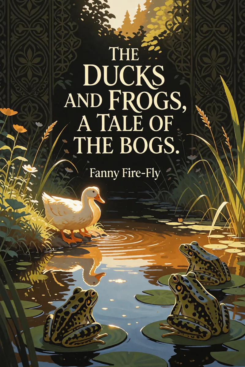 Cover of The Ducks and Frogs, a Tale of the Bogs. by Fanny Fire-Fly