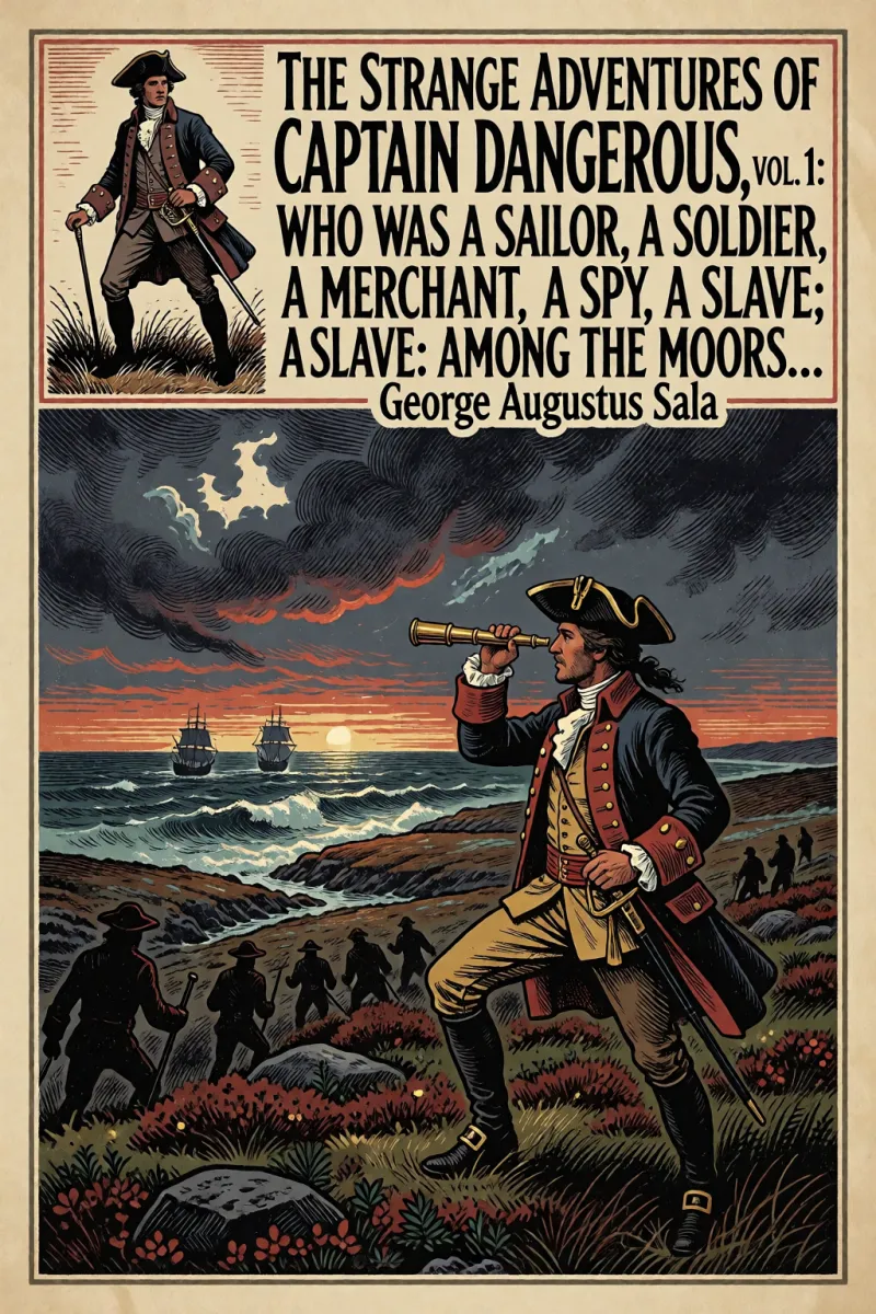 Cover of The Strange Adventures of Captain Dangerous, Vol. 1: Who was a sailor, a soldier, a merchant, a spy, a slave: among the moors... by George Augustus Sala