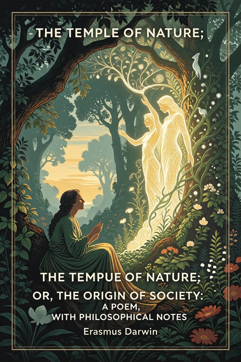 Cover of The Temple of Nature; or, the Origin of Society: A Poem, with Philosophical Notes by Erasmus Darwin