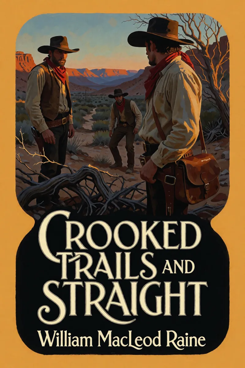 Cover of Crooked Trails and Straight by William MacLeod Raine
