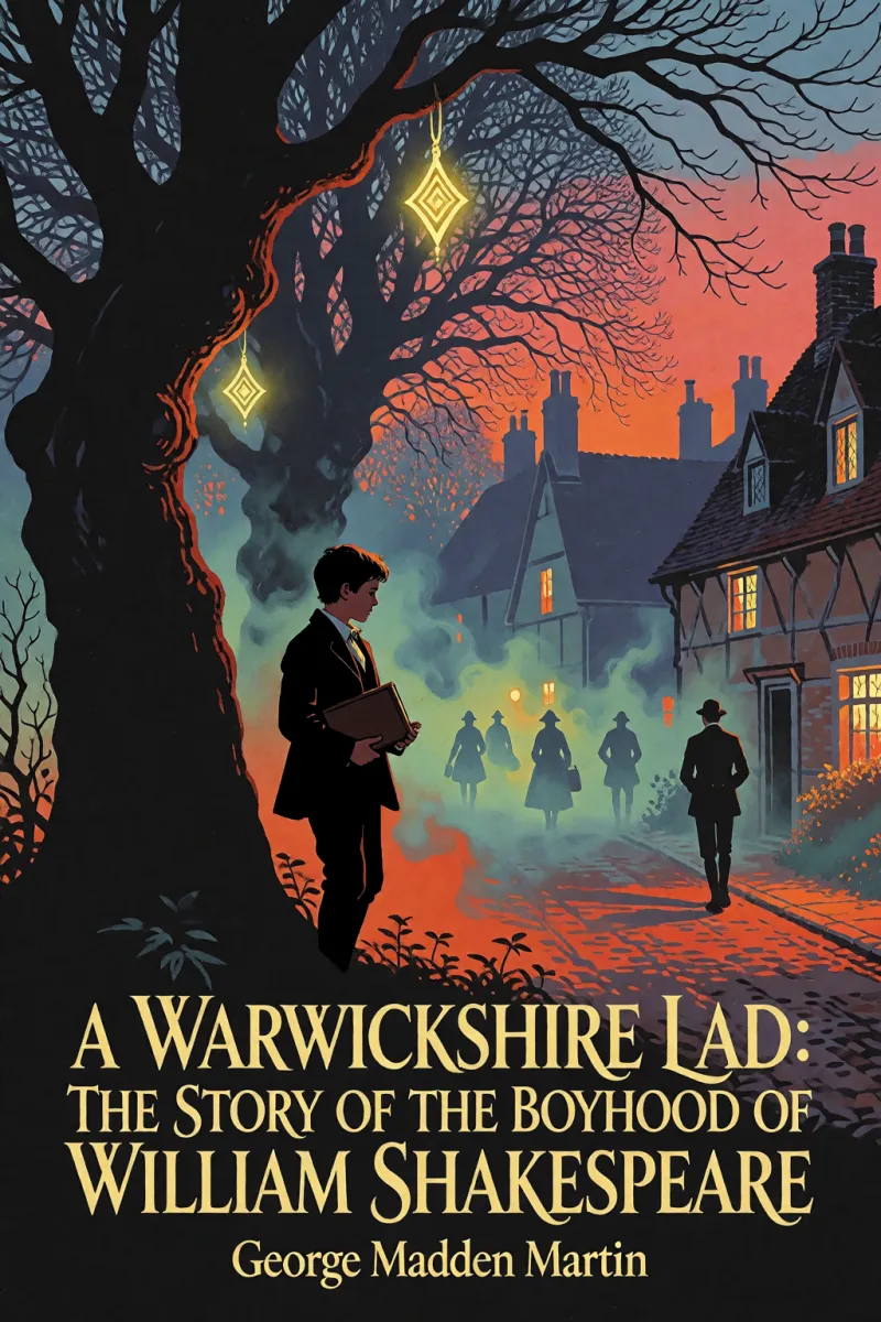 Cover of A Warwickshire Lad: The Story of the Boyhood of William Shakespeare by George Madden Martin