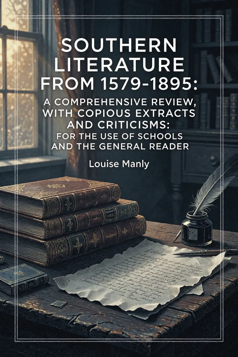 Cover of Southern Literature From 1579-1895: A comprehensive review, with copious extracts and criticisms: for the use of schools and the general reader by Louise Manly
