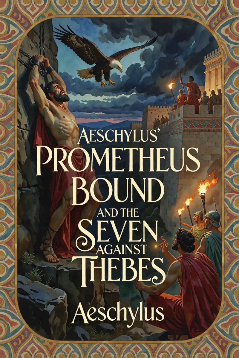 Cover of Aeschylus' Prometheus Bound and the Seven Against Thebes by Aeschylus