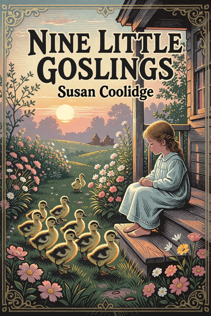Cover of Nine Little Goslings by Susan Coolidge