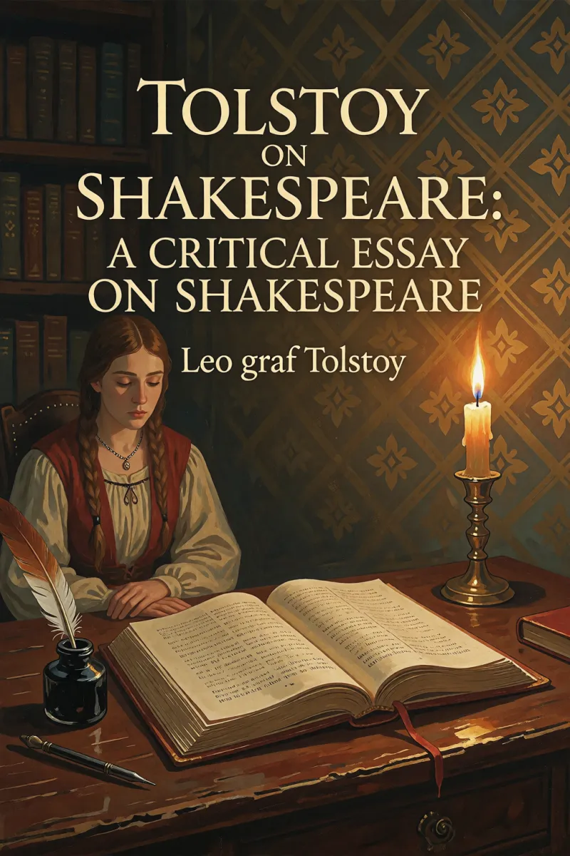 Cover of Tolstoy on Shakespeare: A Critical Essay on Shakespeare by Leo graf Tolstoy