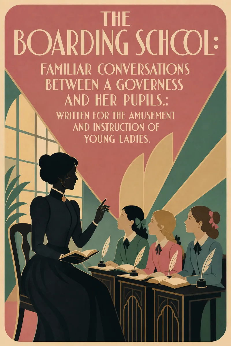 Cover of The Boarding School: Familiar conversations between a governess and her pupils.: Written for the amusement and instruction of young ladies. by Unknown
