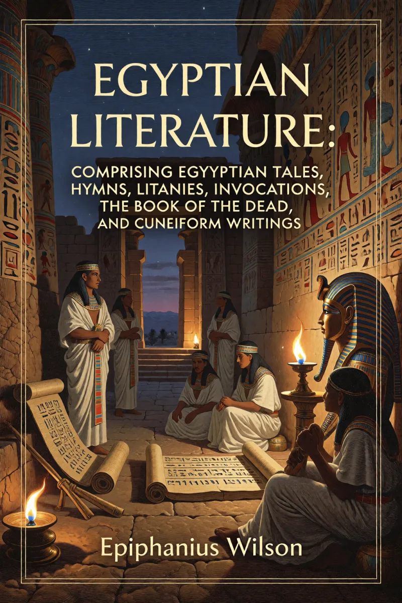 Cover of Egyptian Literature: Comprising Egyptian tales, hymns, litanies, invocations, the Book of the Dead, and cuneiform writings by Epiphanius Wilson