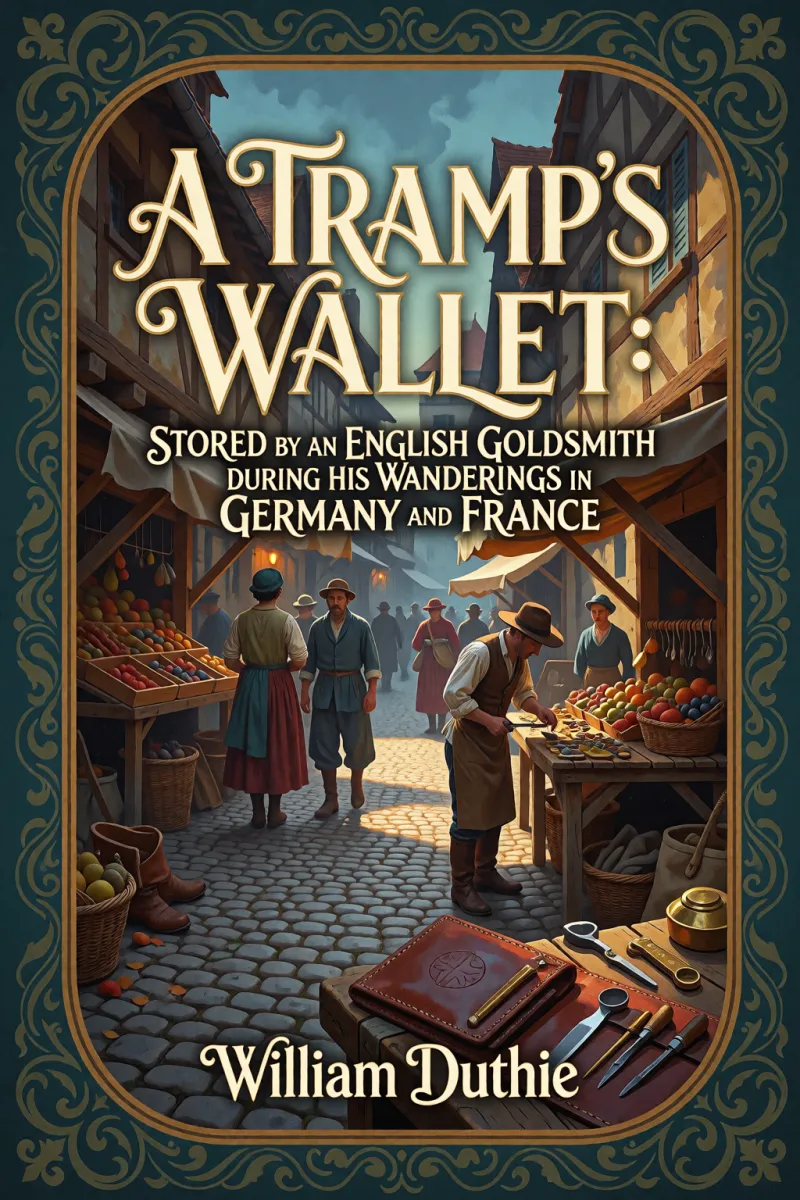 Cover of A Tramp's Wallet: stored by an English goldsmith during his wanderings in Germany and France by William Duthie