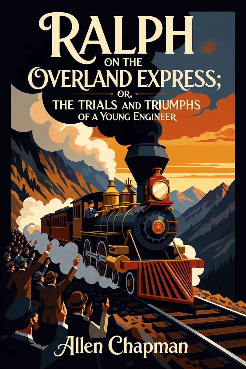 Cover of Ralph on the Overland Express; Or, The Trials and Triumphs of a Young Engineer by Allen Chapman