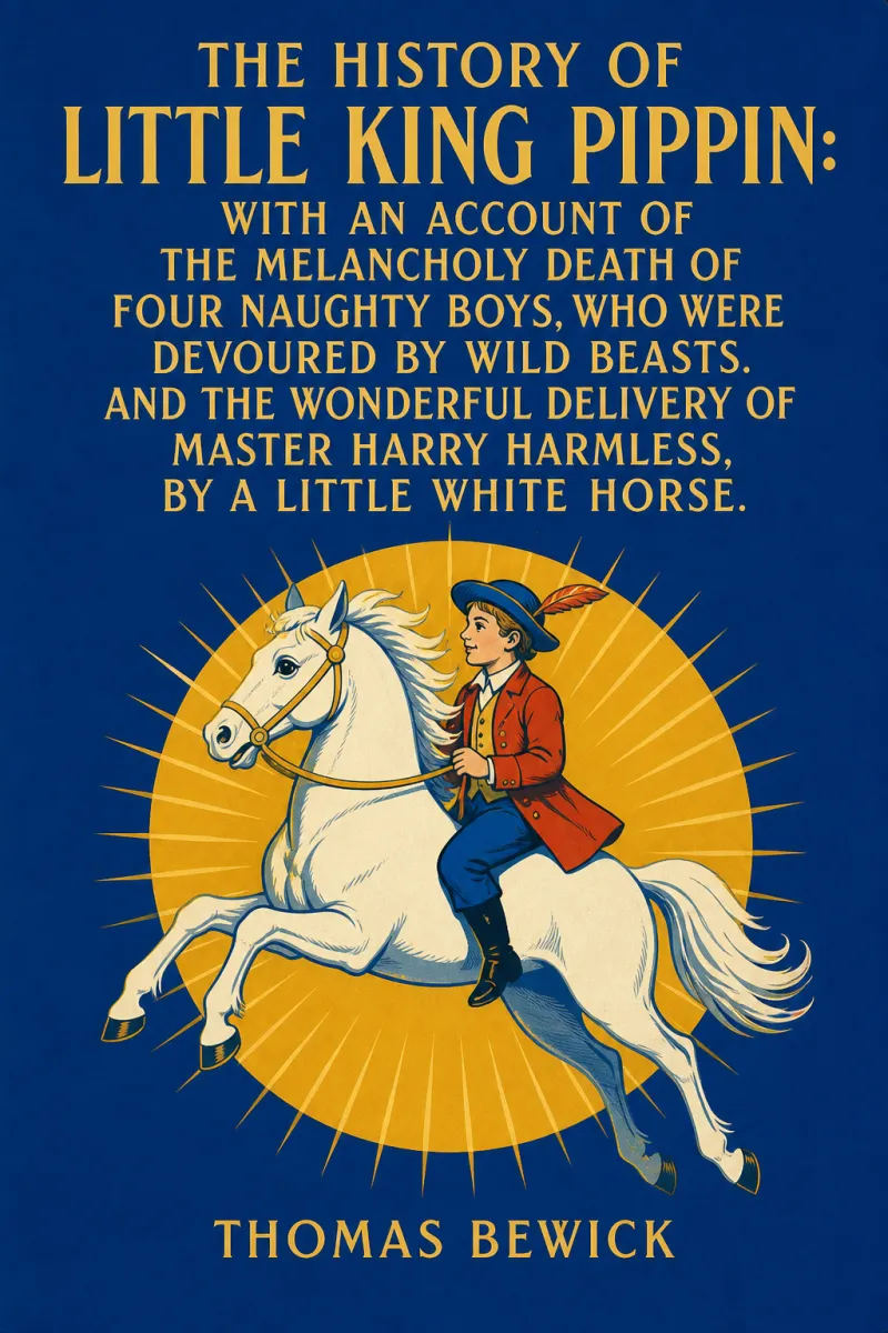 Cover of The History of Little King Pippin: With an Account of the Melancholy Death of Four Naughty Boys, Who were Devoured by Wild Beasts. And the Wonderful Delivery of Master Harry Harmless, by a Little White Horse. by Thomas Bewick