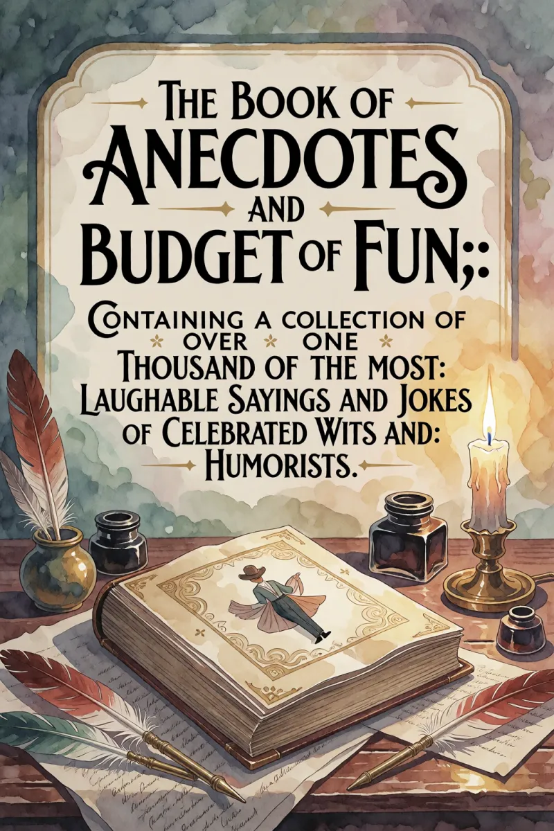 Cover of The Book of Anecdotes and Budget of Fun;: containing a collection of over one thousand of the most: laughable sayings and jokes of celebrated wits and: humorists. by Various