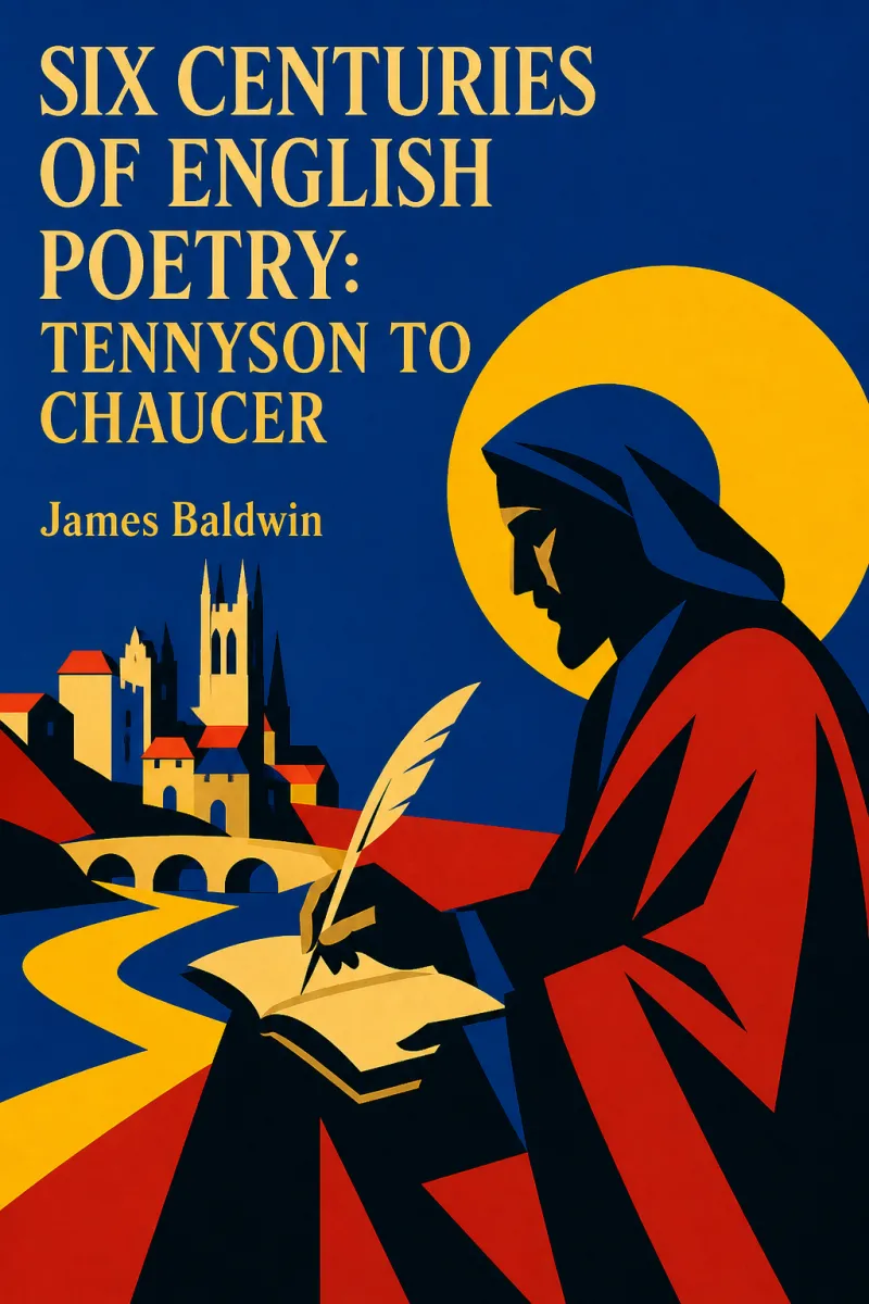 Cover of Six Centuries of English Poetry: Tennyson to Chaucer by James Baldwin