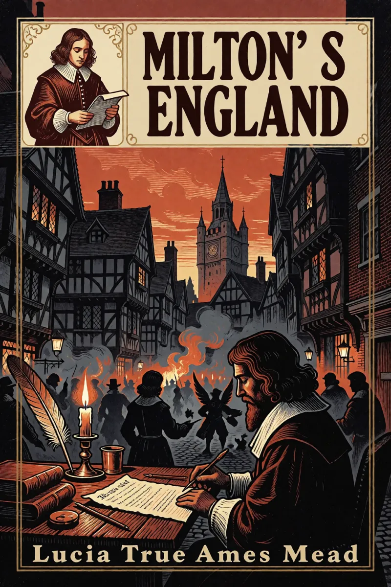 Cover of Milton's England by Lucia True Ames Mead