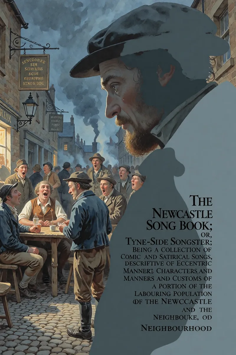 Cover of The Newcastle Song Book; or, Tyne-Side Songster: Being a Collection of Comic and Satirical Songs, Descriptive of Eccentric Characters, and the Manners and Customs of a Portion of the Labouring Population of Newcastle and the Neighbourhood by Various