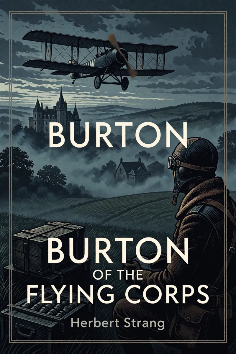 Cover of Burton of the Flying Corps by Herbert Strang