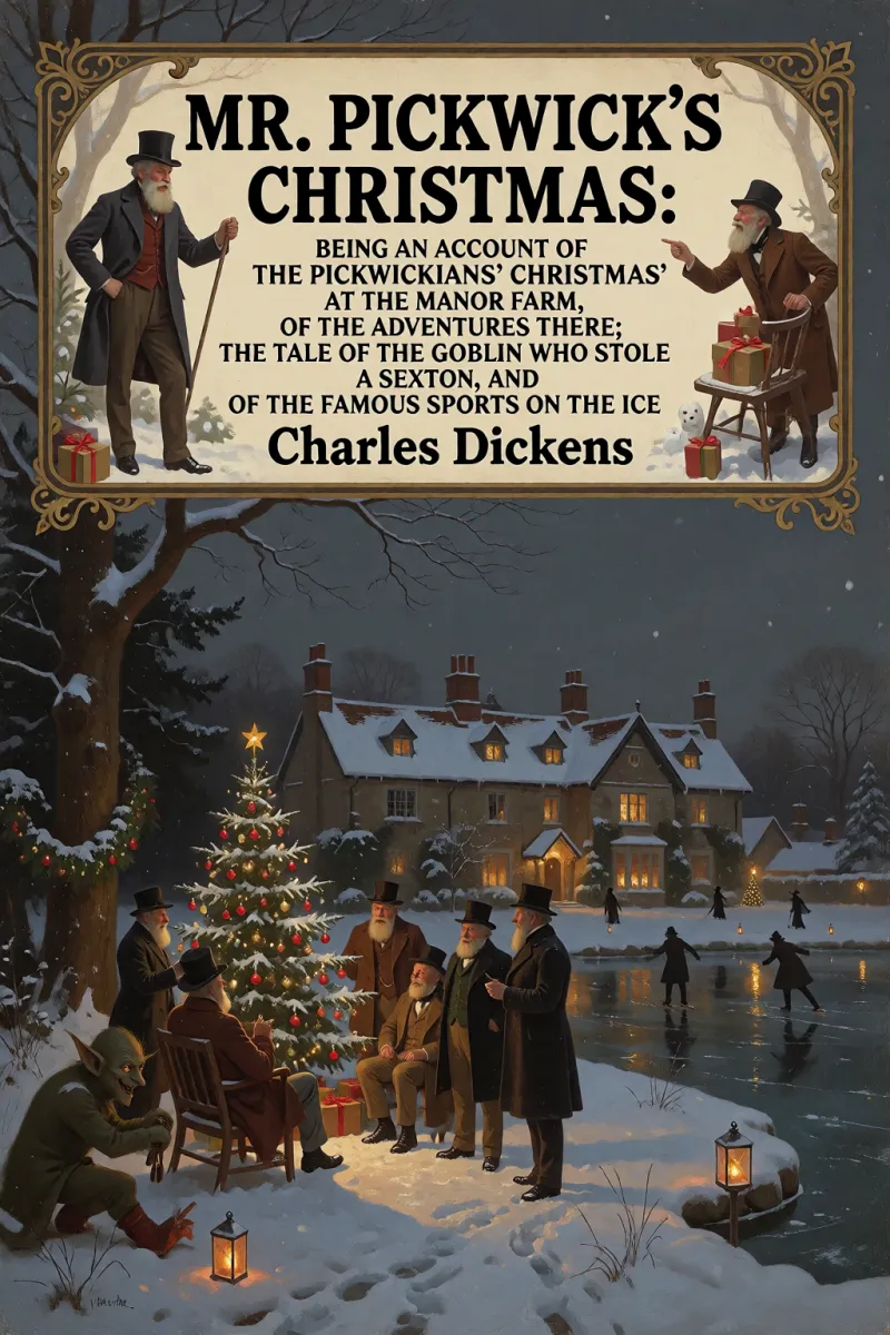 Cover of Mr. Pickwick's Christmas: Being an Account of the Pickwickians' Christmas at the Manor Farm, of the Adventures There; the Tale of the Goblin Who Stole a Sexton, and of the Famous Sports on the Ice by Charles Dickens