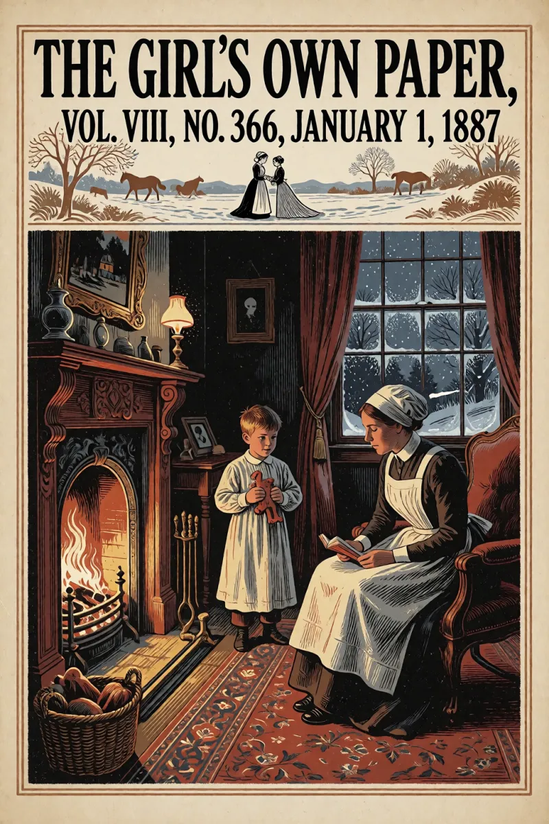 Cover of The Girl's Own Paper, Vol. VIII, No. 366, January 1, 1887 by Various