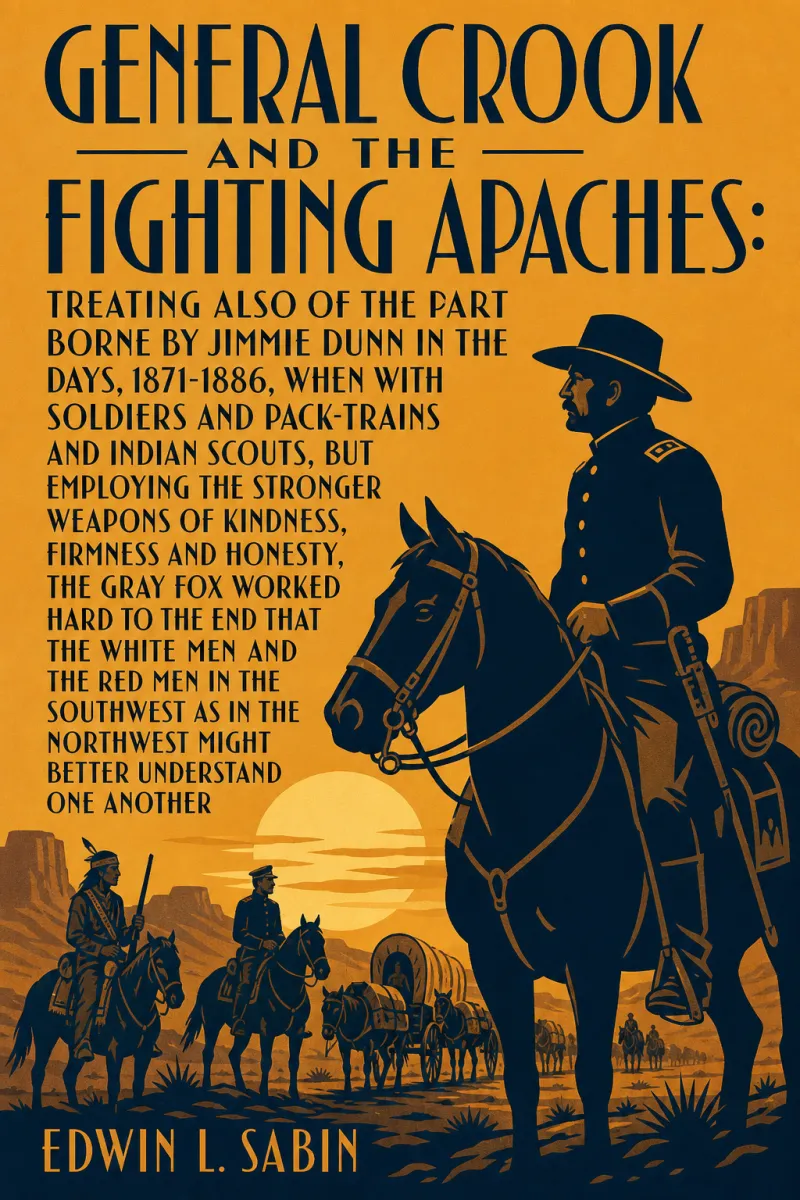 Cover of General Crook and the Fighting Apaches: Treating Also of the Part Borne by Jimmie Dunn in the days, 1871-1886, When With Soldiers and Pack-trains and Indian Scouts, but Employing the Stronger Weapons of Kindness, Firmness and Honesty, the Gray Fox Worked Hard to the End That the White Men and the Red Men in the Southwest as in the Northwest Might Better Understand One Another by Edwin L. Sabin
