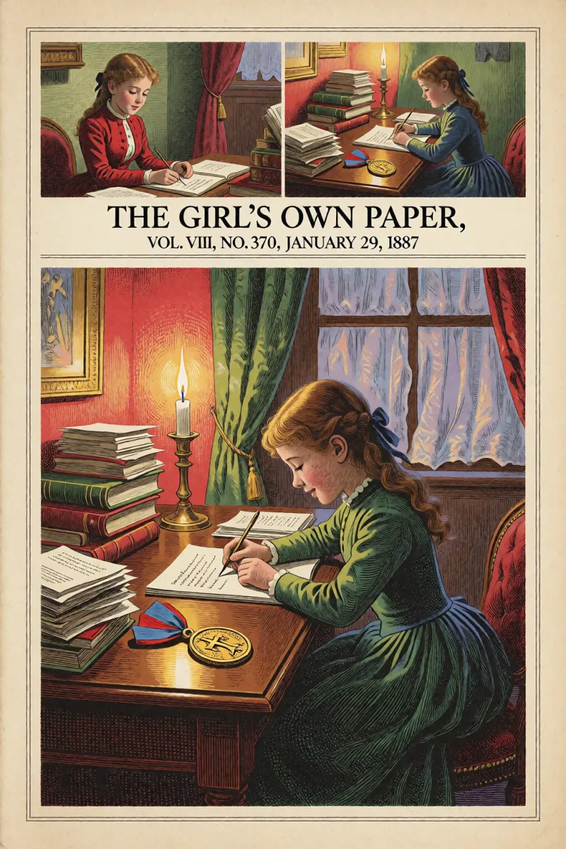 Cover of The Girl's Own Paper, Vol. VIII, No. 370, January 29, 1887 by Various
