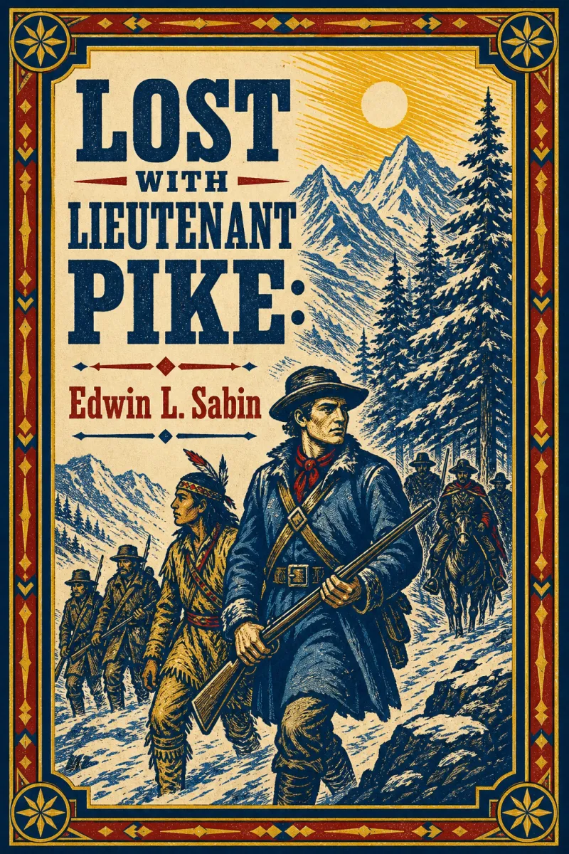 Cover of Lost with Lieutenant Pike: How from the Pawnee Village the boy named Scar Head marched with the young American Chief clear into the Snowy Mountains; how in the dead of winter they searched for the Lost River and thought that they had found it; and how the Spanish Soldiery came upon them and took them down to Santa Fé of New Mexico, where another surprise awaited them by Edwin L. Sabin