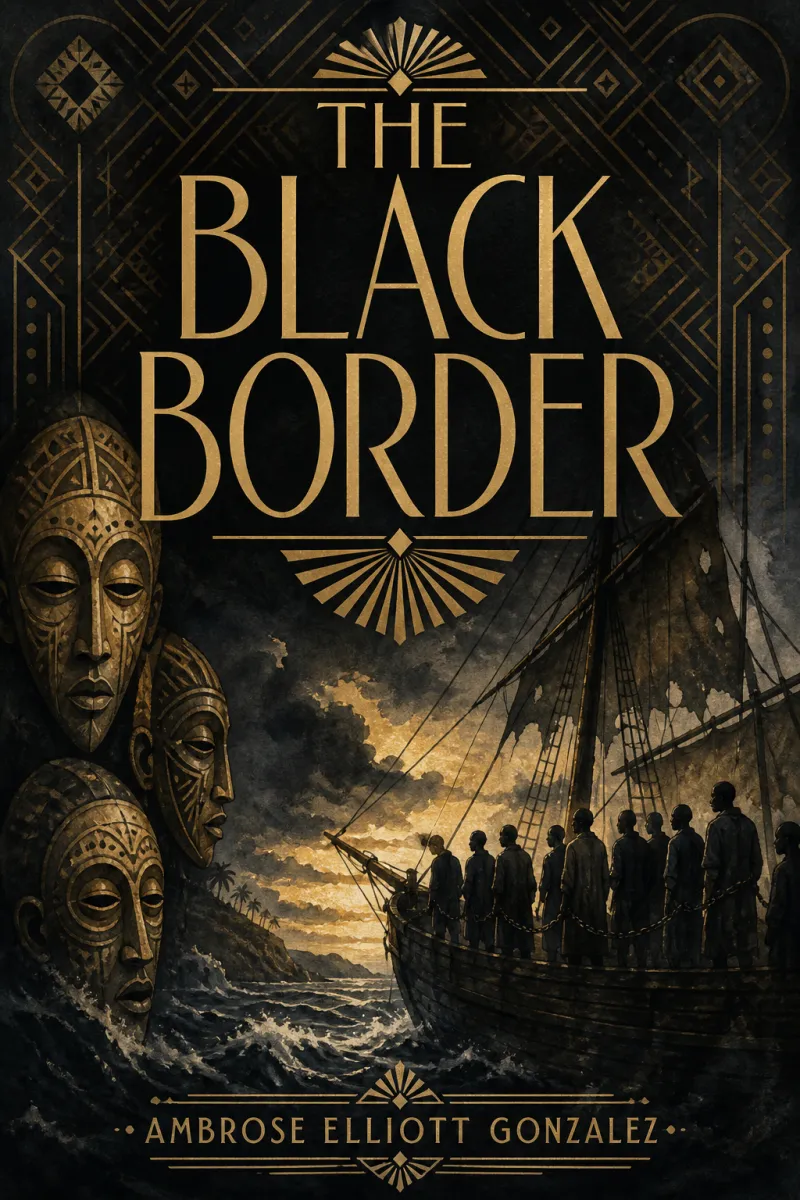 Cover of The black border by Ambrose Elliott Gonzalez